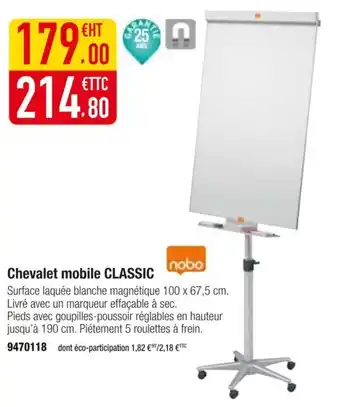 Plein ciel NOBO Chevalet mobile classic offre