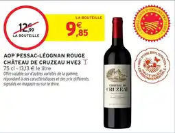 Intermarché Aop pessac-léognan rouge château de cruzeau hve3 offre