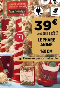 Centrakor Le phare animé 140 cm offre