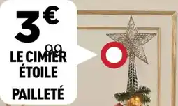 Centrakor Le cimier étoile pailleté offre