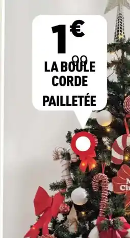 Centrakor La boule corde pailletée offre