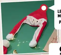 Centrakor Le chapeau moustache père noël anime offre