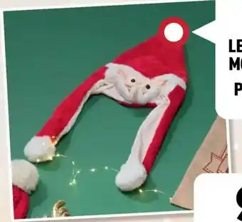 Centrakor Le chapeau moustache père noël anime offre