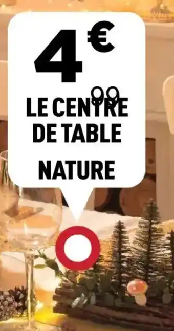 Centrakor Le centre de table nature offre