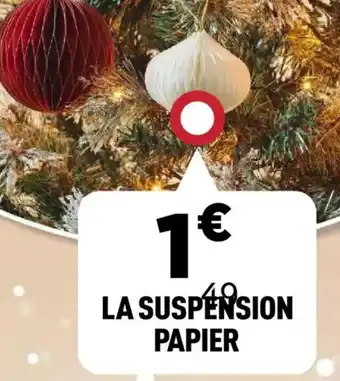 Centrakor La suspension papier offre