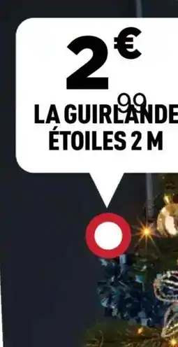 Centrakor La guirlande étoiles 2 m offre