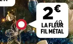 Centrakor La fleur fil métal offre