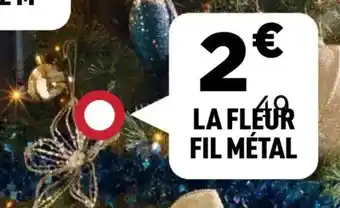 Centrakor La fleur fil métal offre