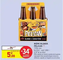 Intermarché Express Pelican - bière blonde offre