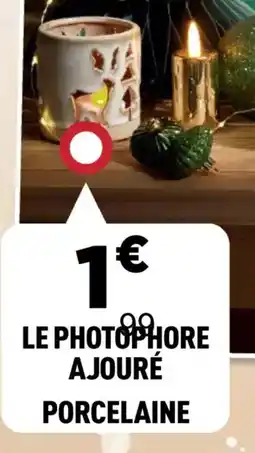 Centrakor Le photophore ajouré porcelaine offre
