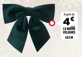 Centrakor Le nœud velours 40 cm offre