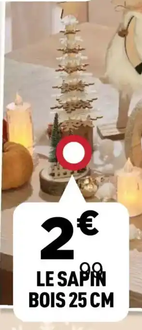 Centrakor Le sapin bois 25 cm offre