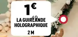 Centrakor La guirlande holographique 2 m offre