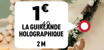 Centrakor La guirlande holographique 2 m offre