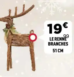 Centrakor Le renne branches 51 cm offre