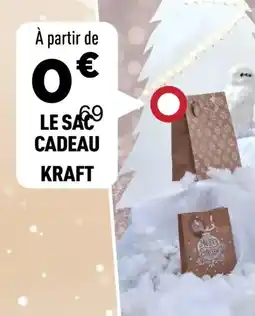 Centrakor Le sac cadeau kraft offre