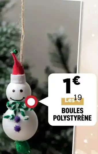 Centrakor Boules polystyrène offre