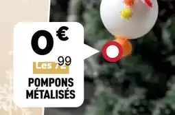 Centrakor Pompons métalisés offre
