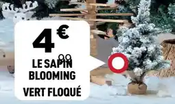 Centrakor Le sapin blooming vert floqué offre