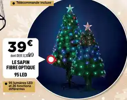 Centrakor Le sapin fibre optique 95 led offre