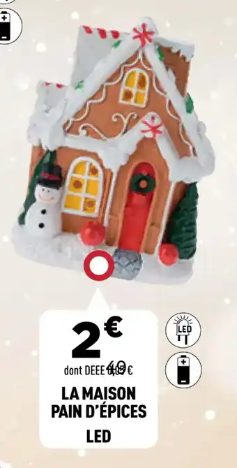 Centrakor La maison pain d'épices led offre