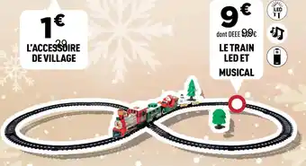 Centrakor Le train led et musical offre