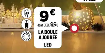 Centrakor La boule ajourée led offre