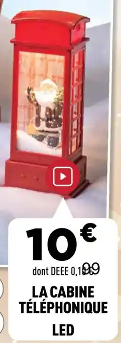 Centrakor La cabine téléphonique led offre