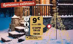 Centrakor Le sapin 130 led offre