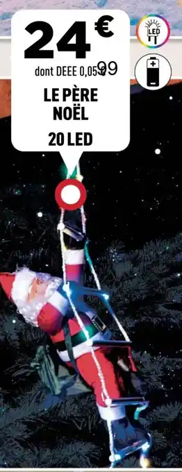 Centrakor Le père noël 20 led offre