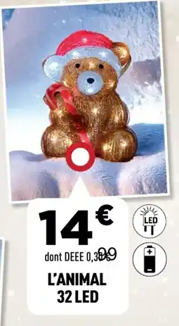 Centrakor L'animal 32 led offre