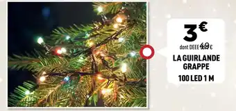 Centrakor La guirlande grappe 100 led 1 m offre