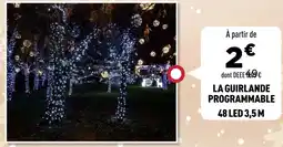 Centrakor La guirlande programmable 48 led 3,5 m offre