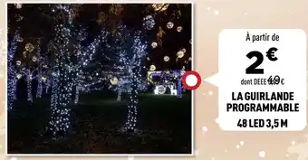 Centrakor La guirlande programmable 48 led 3,5 m offre