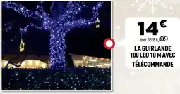 Centrakor La guirlande 100 led 10 m avec télécommande offre