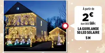 Centrakor La guirlande 50 led solaire 5 m offre