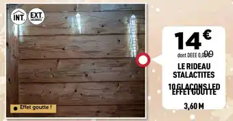 Centrakor Le rideau stalactites 10.glacons led glaconsled offre