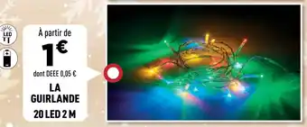 Centrakor La guirlande 20 led 2 m offre