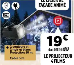 Centrakor Le projecteur 4 films offre