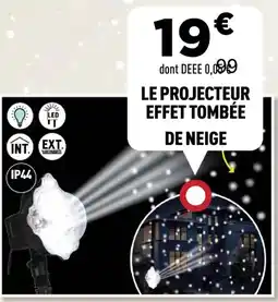 Centrakor Le projecteur effet tombée de neige offre