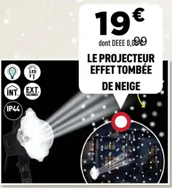 Centrakor Le projecteur effet tombée de neige offre