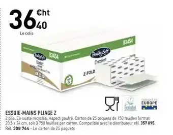 Hyperburo Bulky soft - essuie-mains pliage z offre