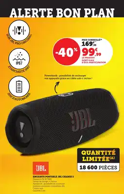 Bi1 Enceinte portable jbl charge 5 offre