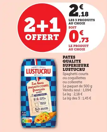 Bi1 Pates qualite superieure lustucru offre