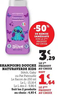 Bi1 Shampoing douche produit naturaverde kids offre