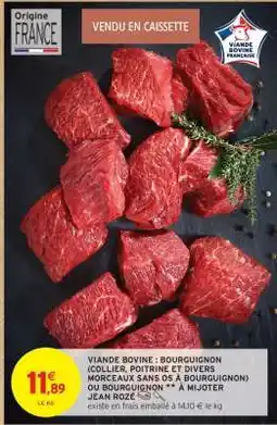 Intermarché Viande Bovine : Bourguignon offre