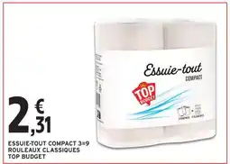 Intermarché ESSUIE-TOUT COMPACT 3=9 offre