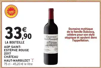 Intermarché Château Haut-Marbuzet offre