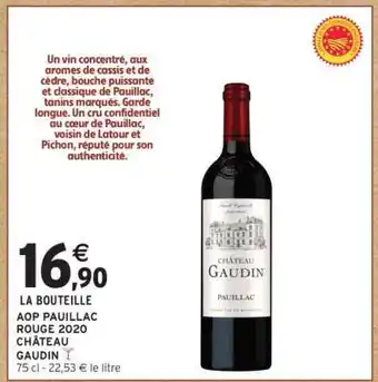 Intermarché CHÂTEAU GAUDIN offre