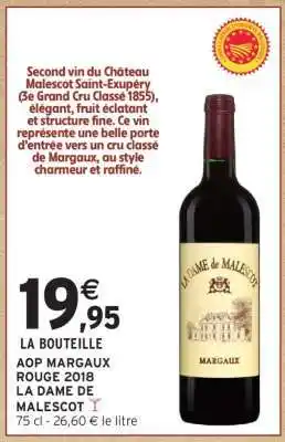 Intermarché LA DAME DE MALESCOT offre